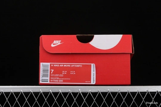 “BARELY GREEN” UPTEMPO 917593-300 MORE AIR NIKE 1016